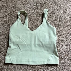 Mint green lululemon align tank